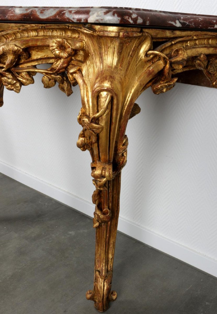 Console De Style Louis XV Du 18ème Siècle Vers 1750-photo-1