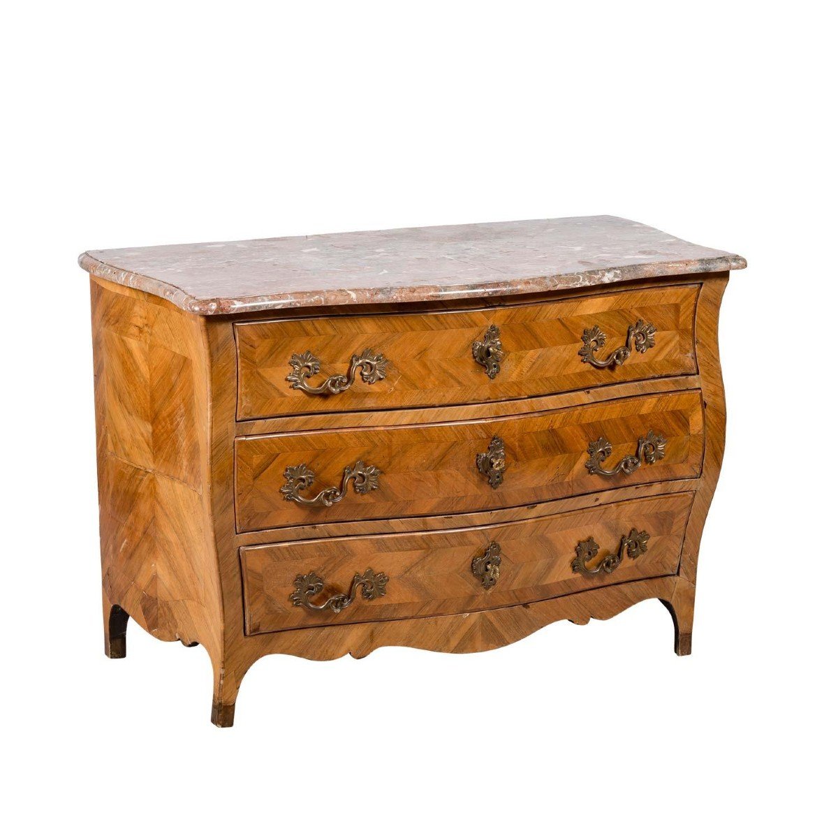 Commode Rococo à Trois Tiroirs, XVIIIe Siècle, Vers 1750-photo-3