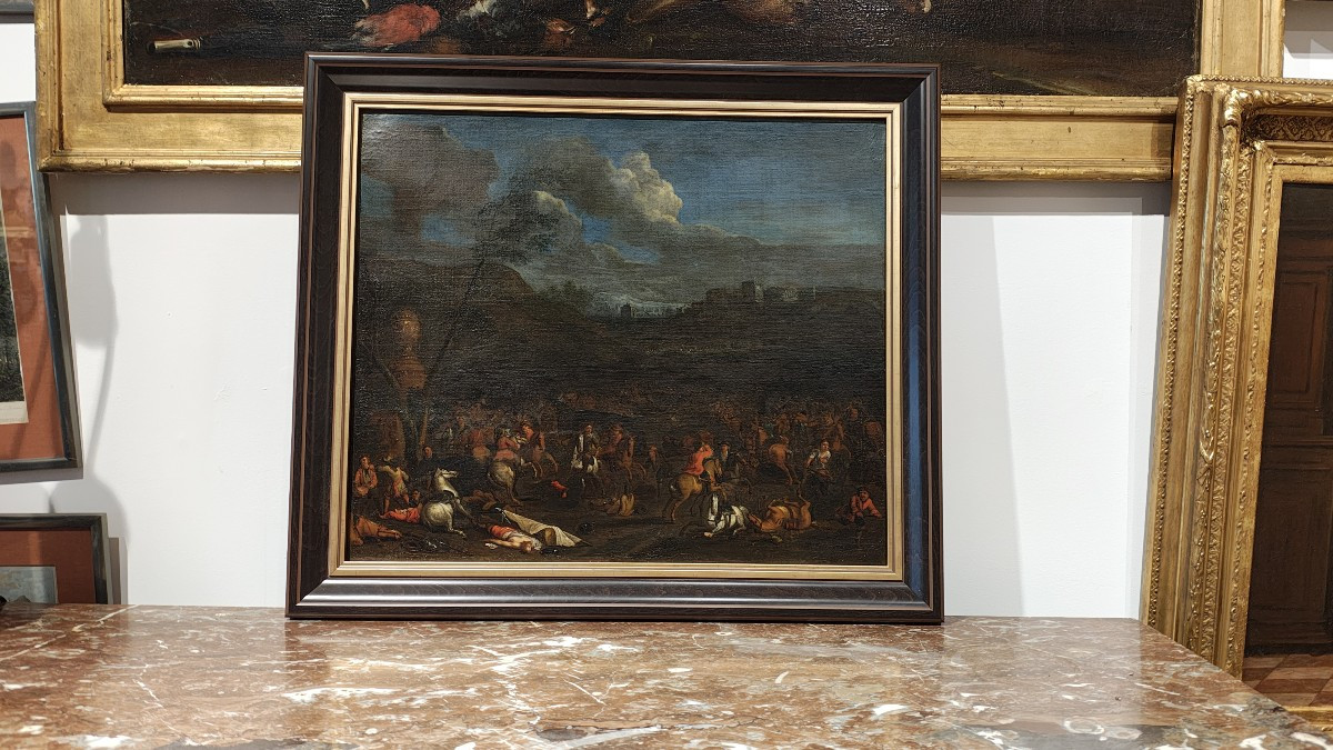 Pieter van Bredael, Bataille du XVIIe siècle-photo-1
