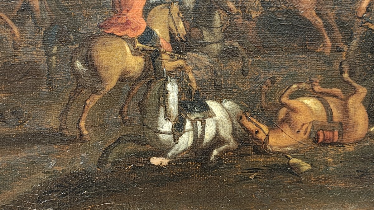 Pieter van Bredael, Bataille du XVIIe siècle-photo-2