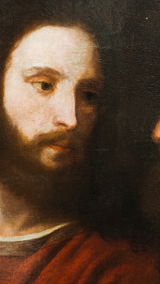 Le Christ de la monnaie (La Revenue du Temple) – un tableau du peintre italien de la Renaissanc-photo-4