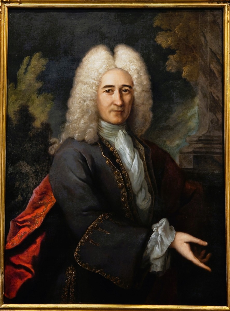 Portrait Of A Man In A Scarlet Shawl By Nicolas De Largillierre, 17th/18th Century