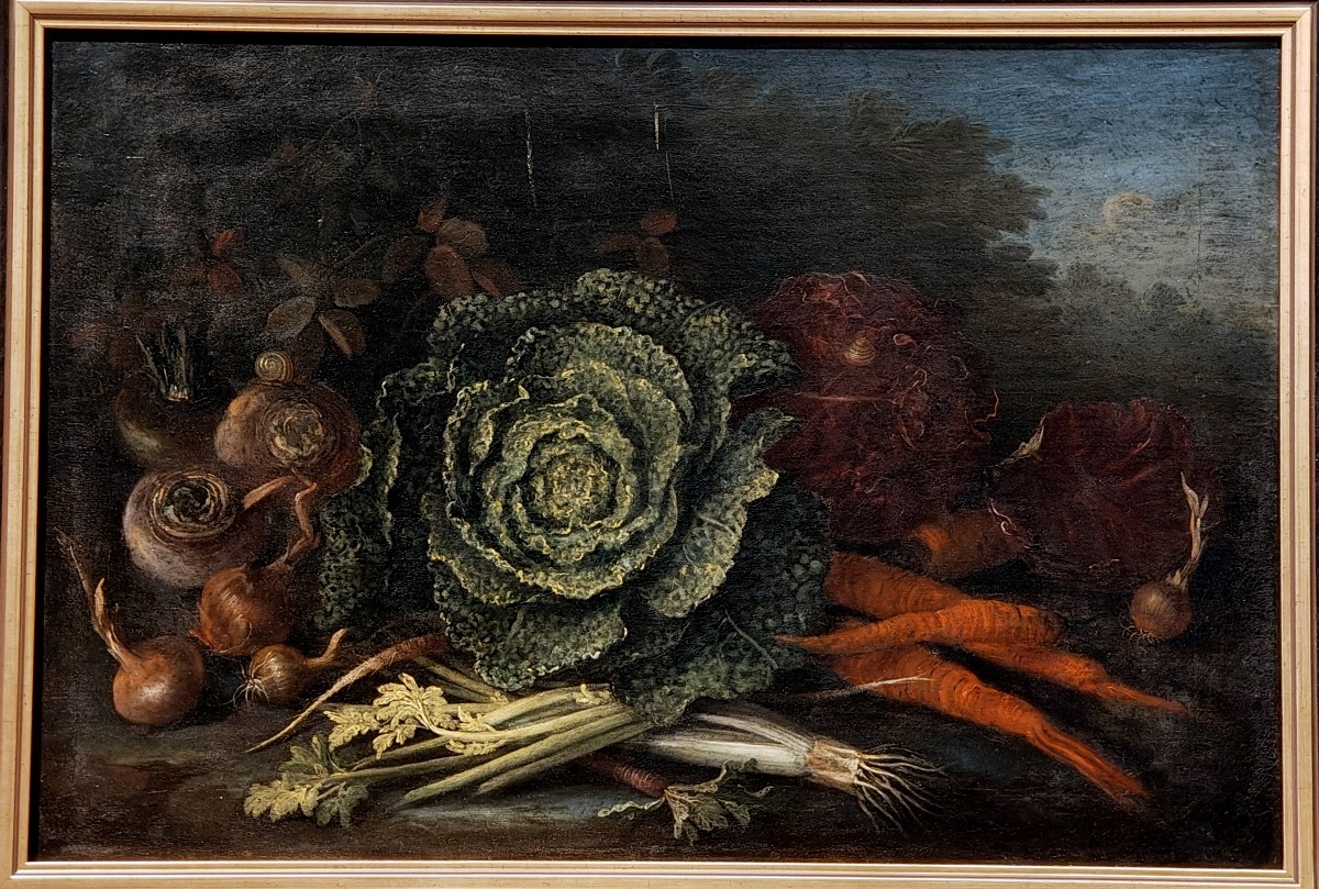 Bouquet de légumes avec chou de George William Sartorius (1759-1828)-photo-2