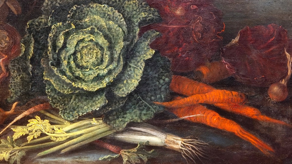 Bouquet de légumes avec chou de George William Sartorius (1759-1828)-photo-3