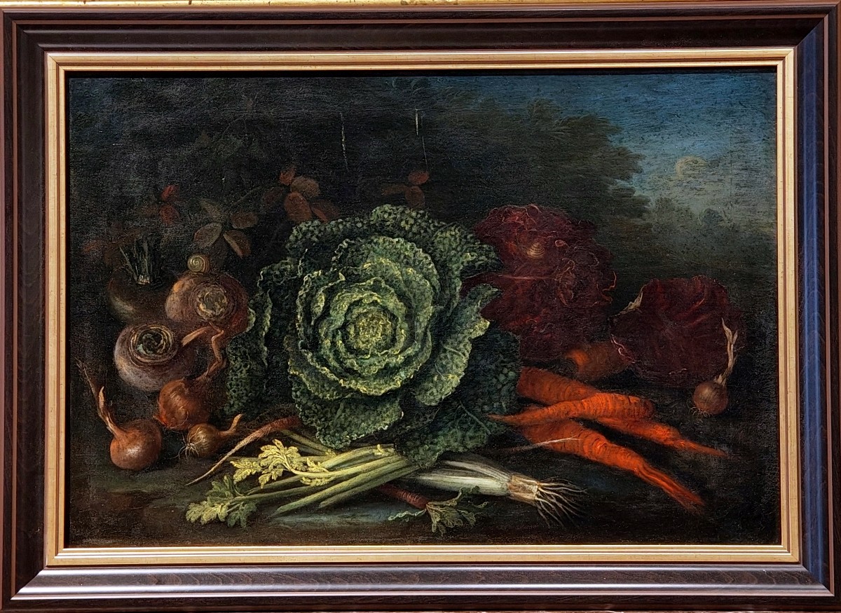 Bouquet de légumes avec chou de George William Sartorius (1759-1828)