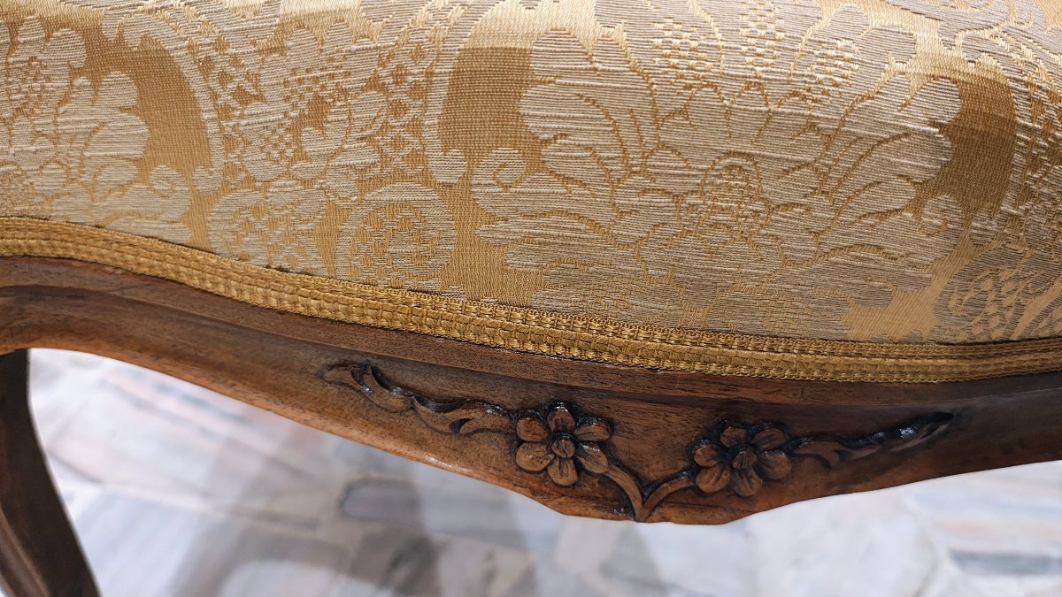 Deux chaises de style Louis XV, vers 1890,-photo-2