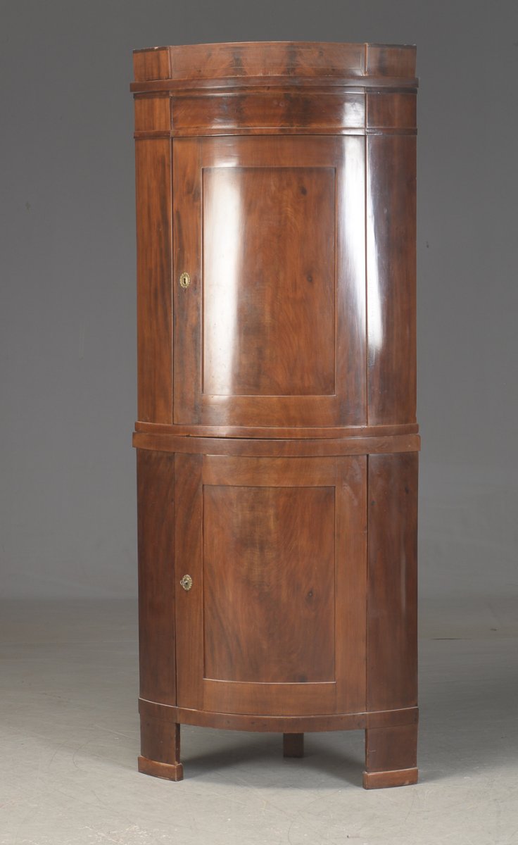 19th Century Museum, Empire 1810 Corner Cabinet