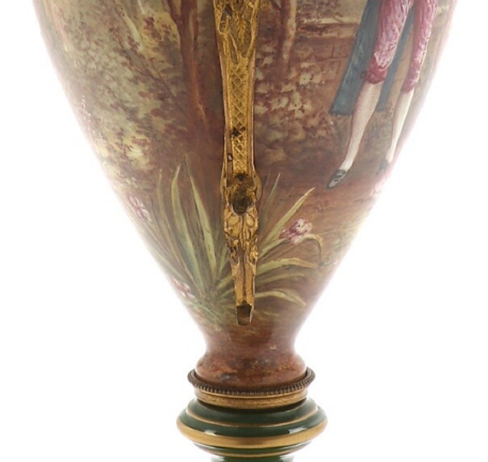 Palace Vase, Type Sevres, XIXth Century 62 Cm-photo-4