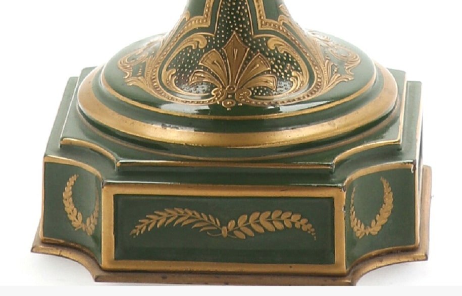 Vase Palace, Type Sevres, XIXème Siècle 62 Cm-photo-2