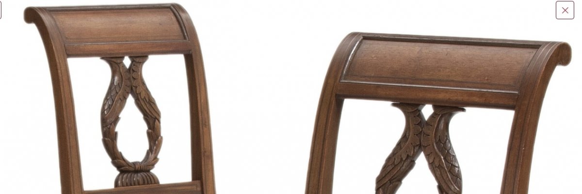 Les Plus Belles Chaises, Empir Début XIXème Siècle-photo-2