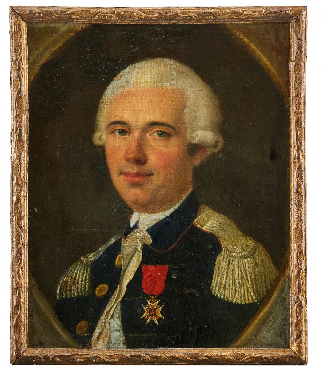 Portrait Of An Officer, Paul Bernard Lefebvre De Ville (1731–1819