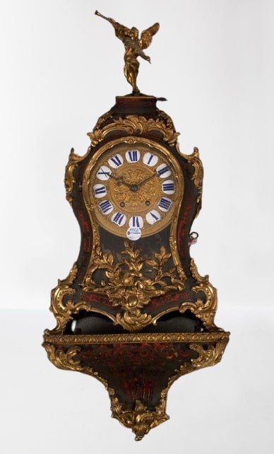 Boulle Type Pendulum, With Console, Nineteenth Century, 101 Cm