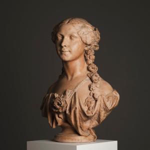 Paul Joseph Raymond Gayrard (1807–1855) Sculpture, Bust Of Fanny Cerrito  Paul Joseph Raymond Ga