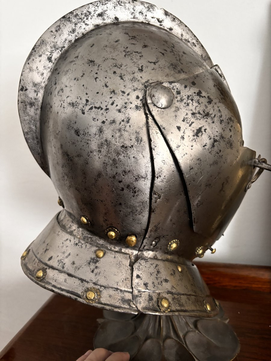 Italian Knight's Helmet Circa 1620-photo-1