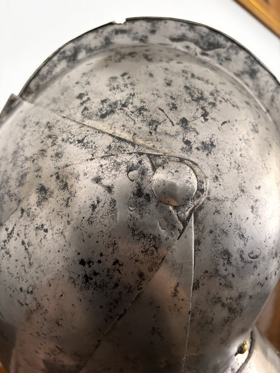 Italian Knight's Helmet Circa 1620-photo-7