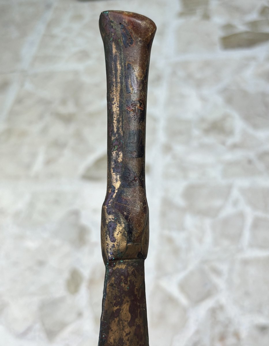 Egyptian Bronze Dagger, 8th-5th Century Bc.-photo-3