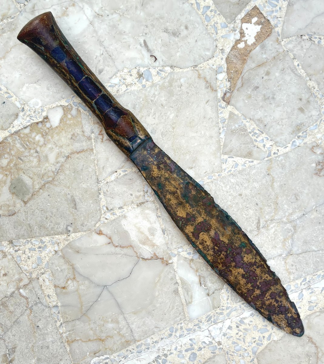 Egyptian Bronze Dagger, 8th-5th Century Bc.-photo-4