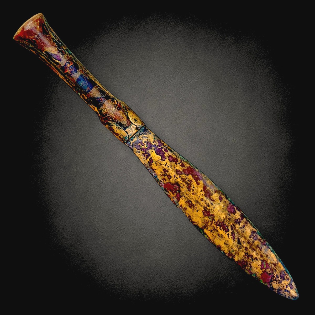 Egyptian Bronze Dagger, 8th-5th Century Bc.-photo-3