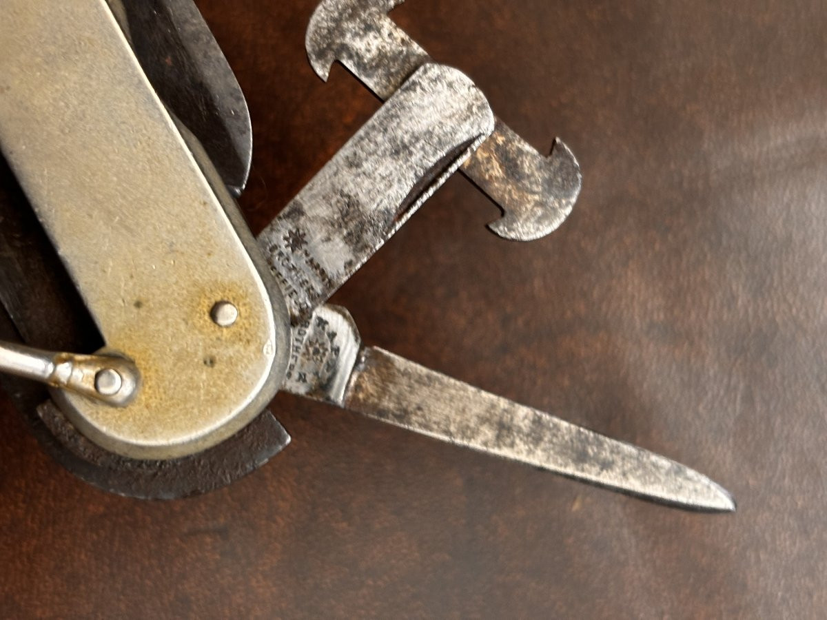 Mappin Brothers British Cavalry Officers' Pocket Knife, Boer War-photo-3