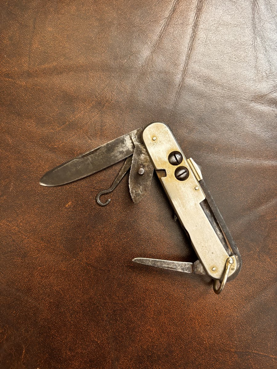 Mappin Brothers British Cavalry Officers' Pocket Knife, Boer War-photo-4