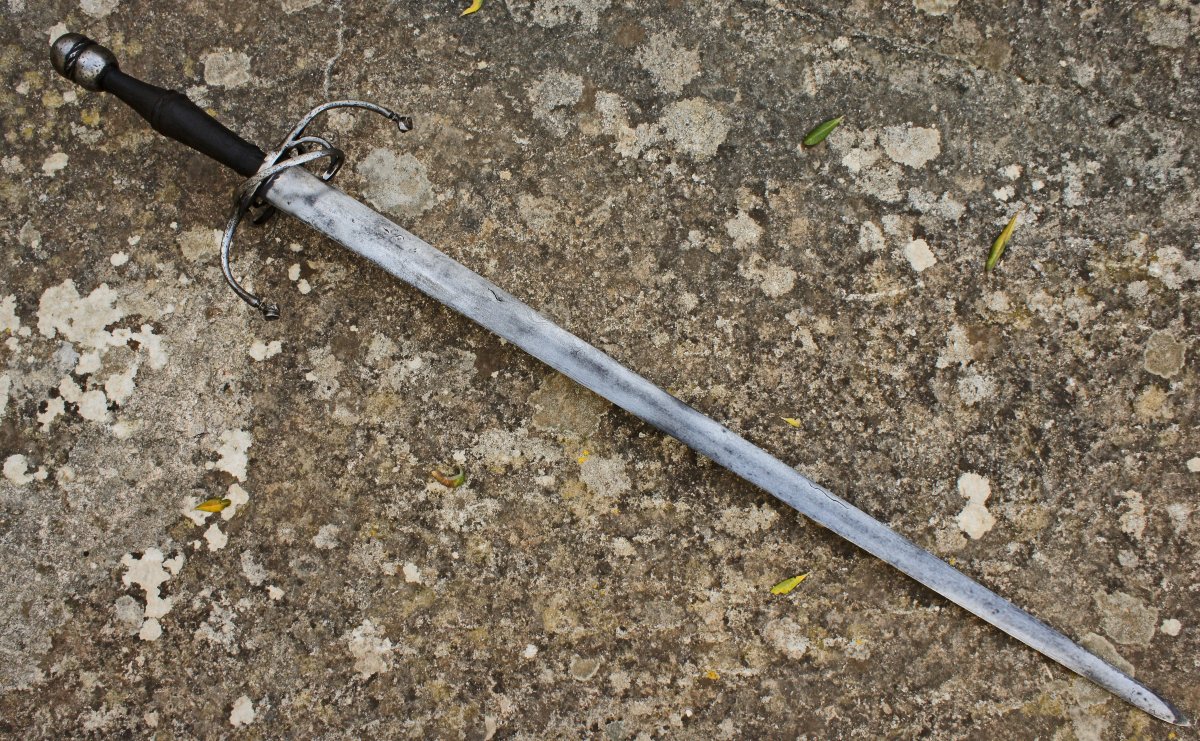 Italian One And A Half Hand Sword, 15th-16th Centuries-photo-2