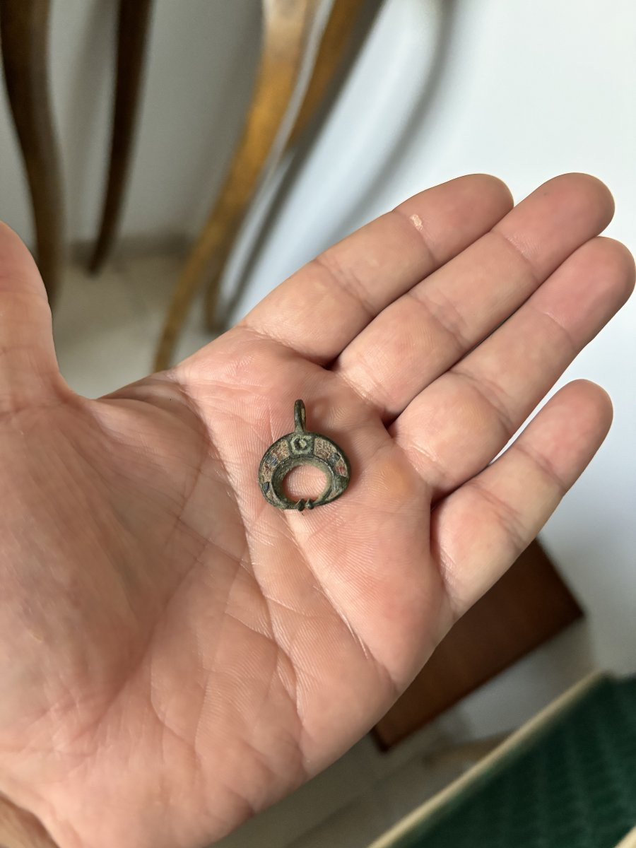Pendentif Lunule Romain/Byzantin-photo-2
