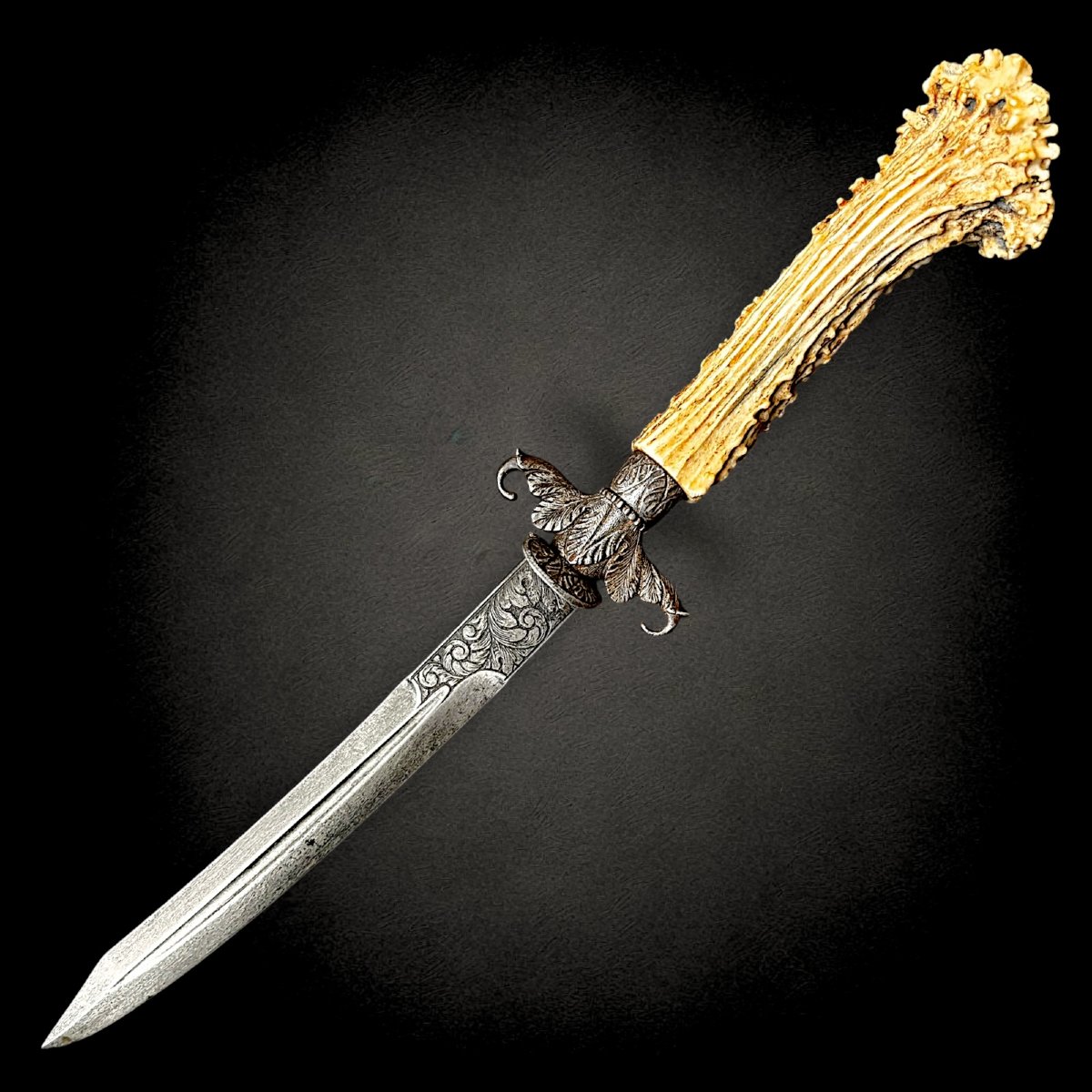 Dague / Couteau de chasse français des XVIIIe et XIXe siècles-photo-2