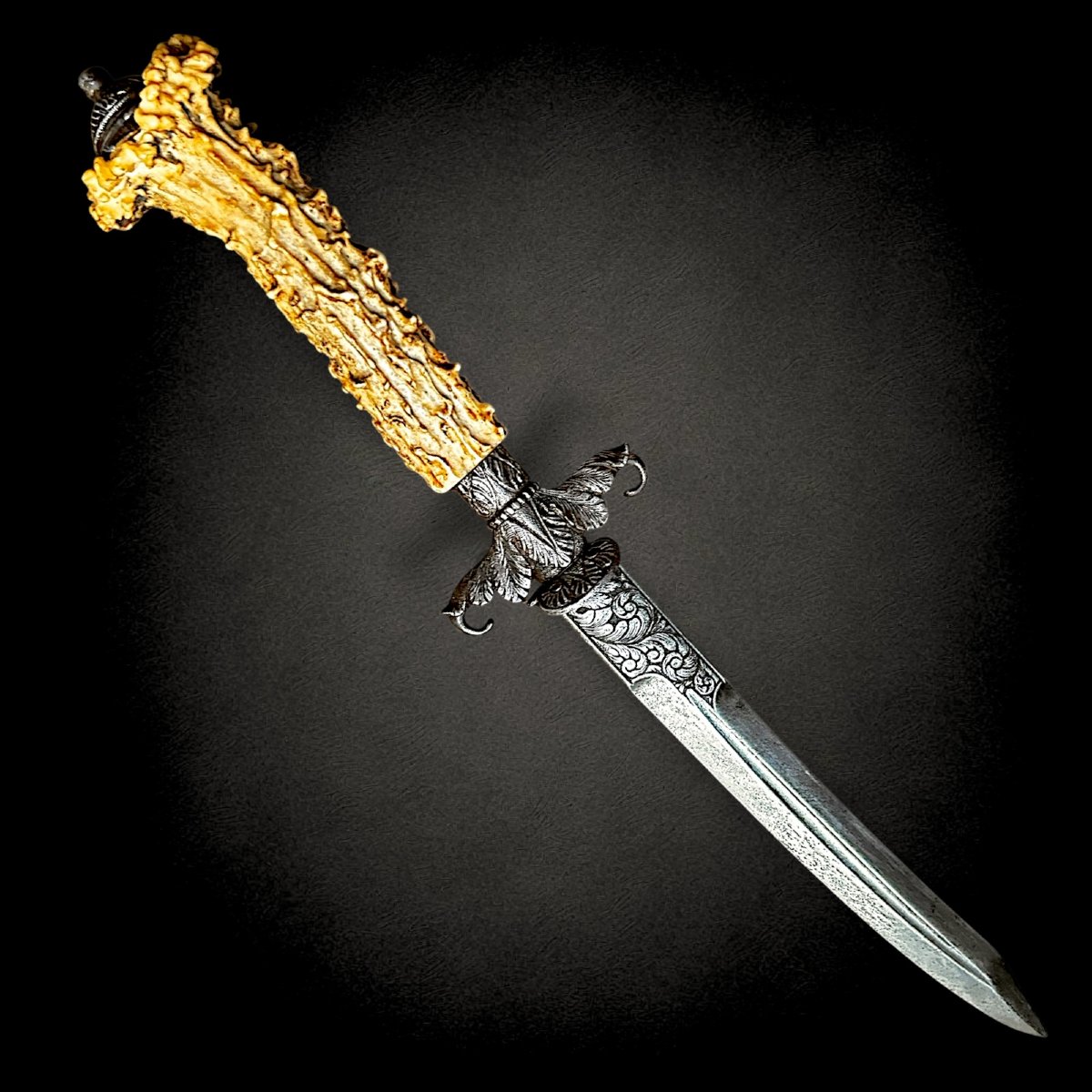 Dague / Couteau de chasse français des XVIIIe et XIXe siècles-photo-3