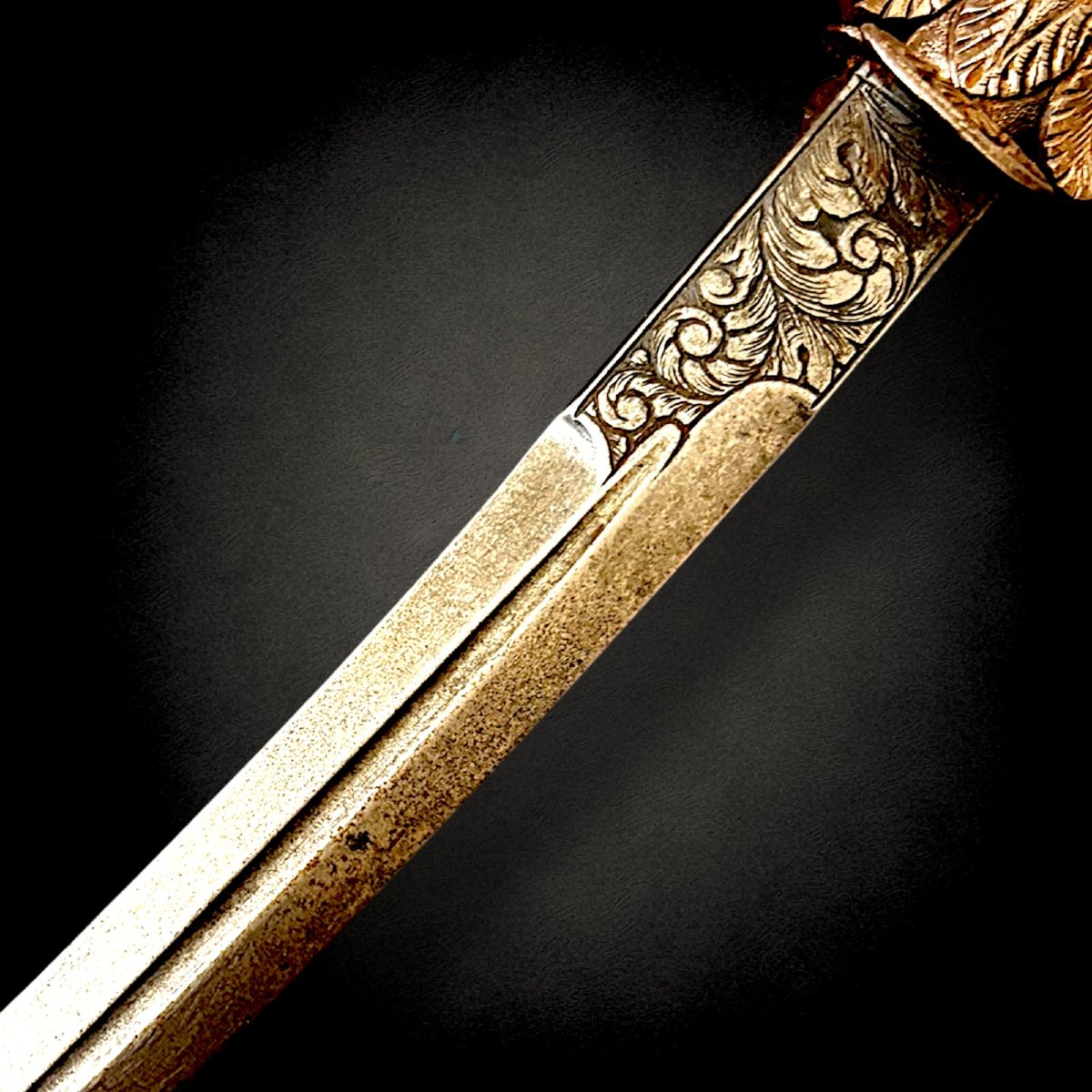Dague / Couteau de chasse français des XVIIIe et XIXe siècles-photo-2
