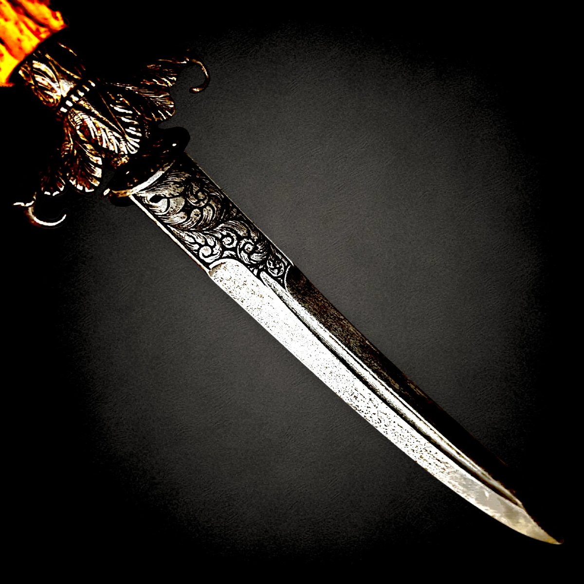 Dague / Couteau de chasse français des XVIIIe et XIXe siècles-photo-4