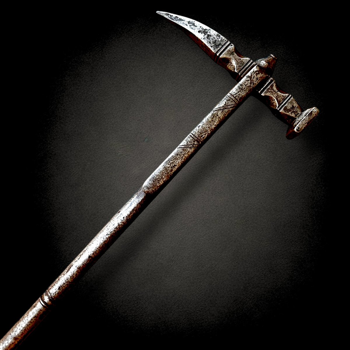 Marteau de guerre italien du XVIe siècle-photo-2