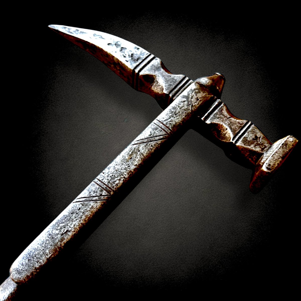 Marteau de guerre italien du XVIe siècle-photo-2