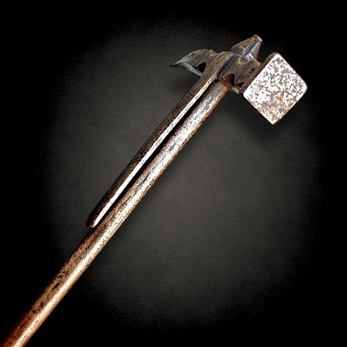 Marteau de guerre italien du XVIe siècle-photo-6