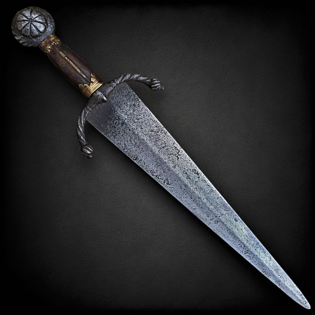 Dague Cinquedea italienne des XVIIIe et XIXe siècles-photo-2