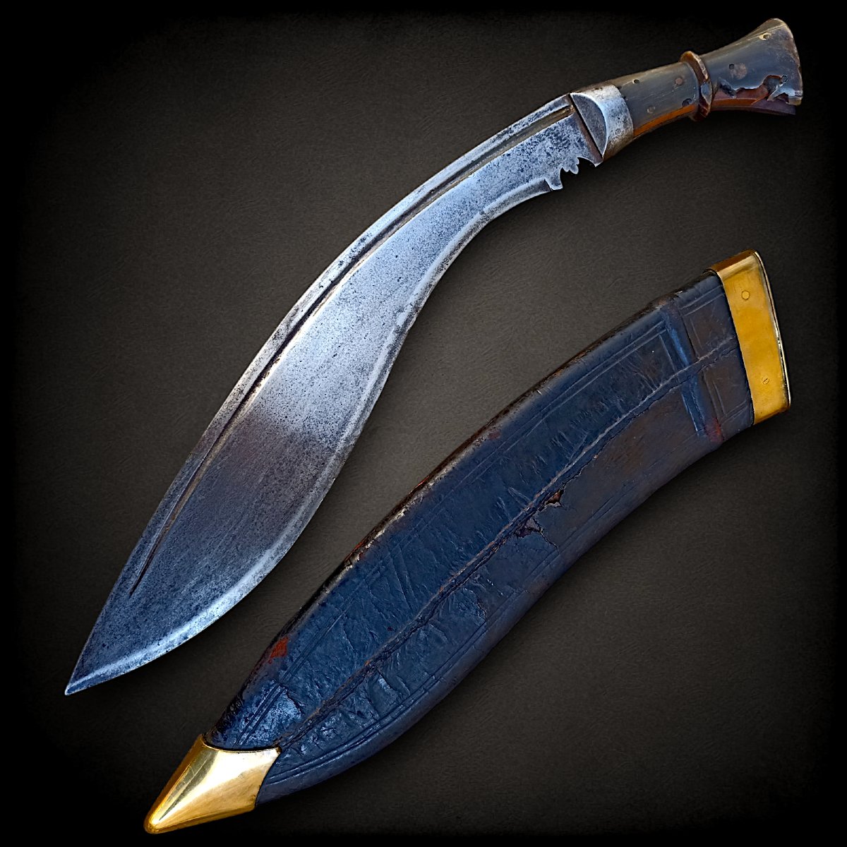 Kukri d'officier de la Seconde Guerre mondiale-photo-3