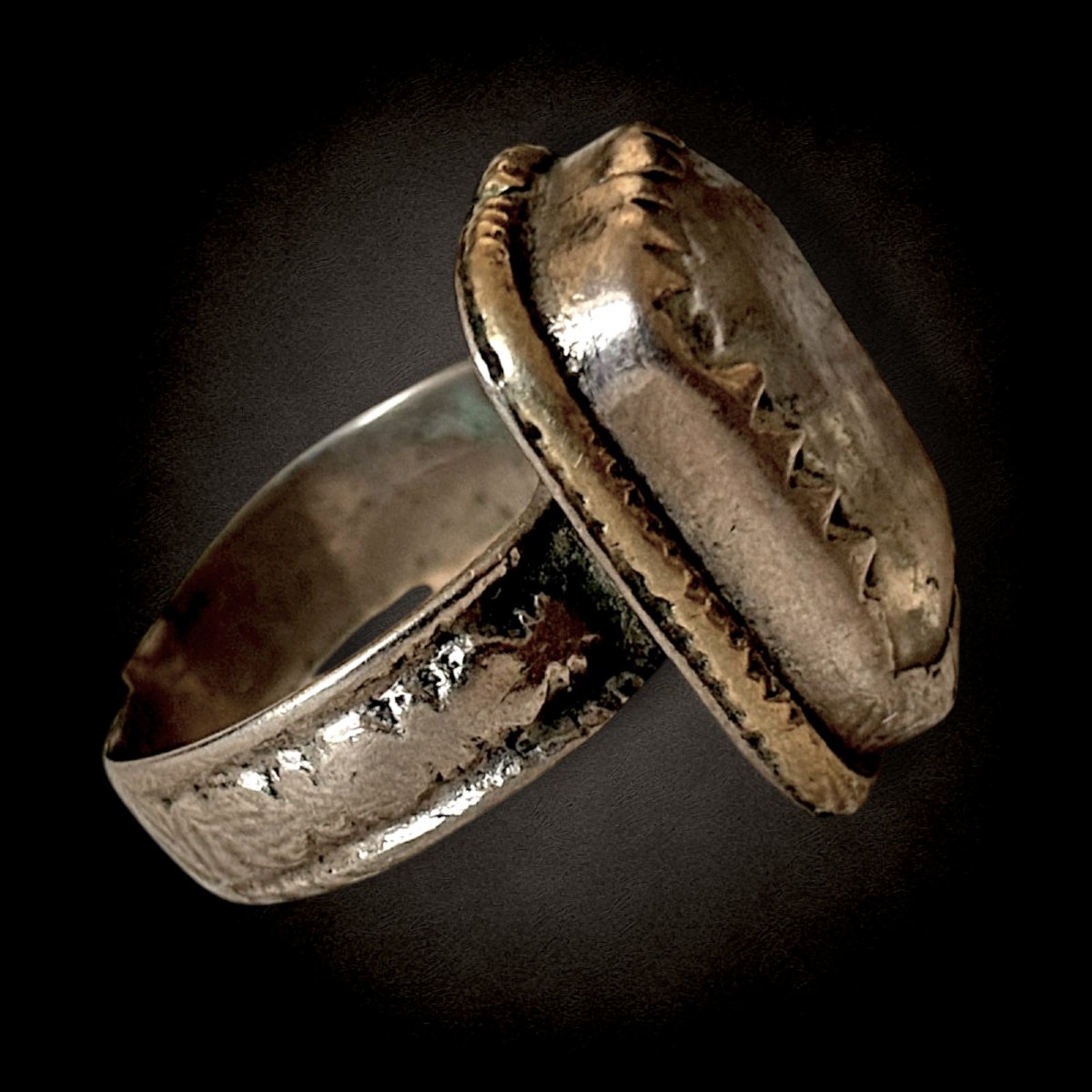 Grande bague Ottomane en quartz, XVIIIe-XIXe siècles-photo-3