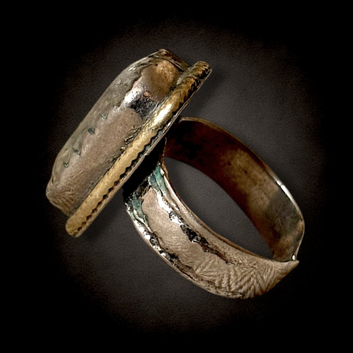 Grande bague Ottomane en quartz, XVIIIe-XIXe siècles-photo-4