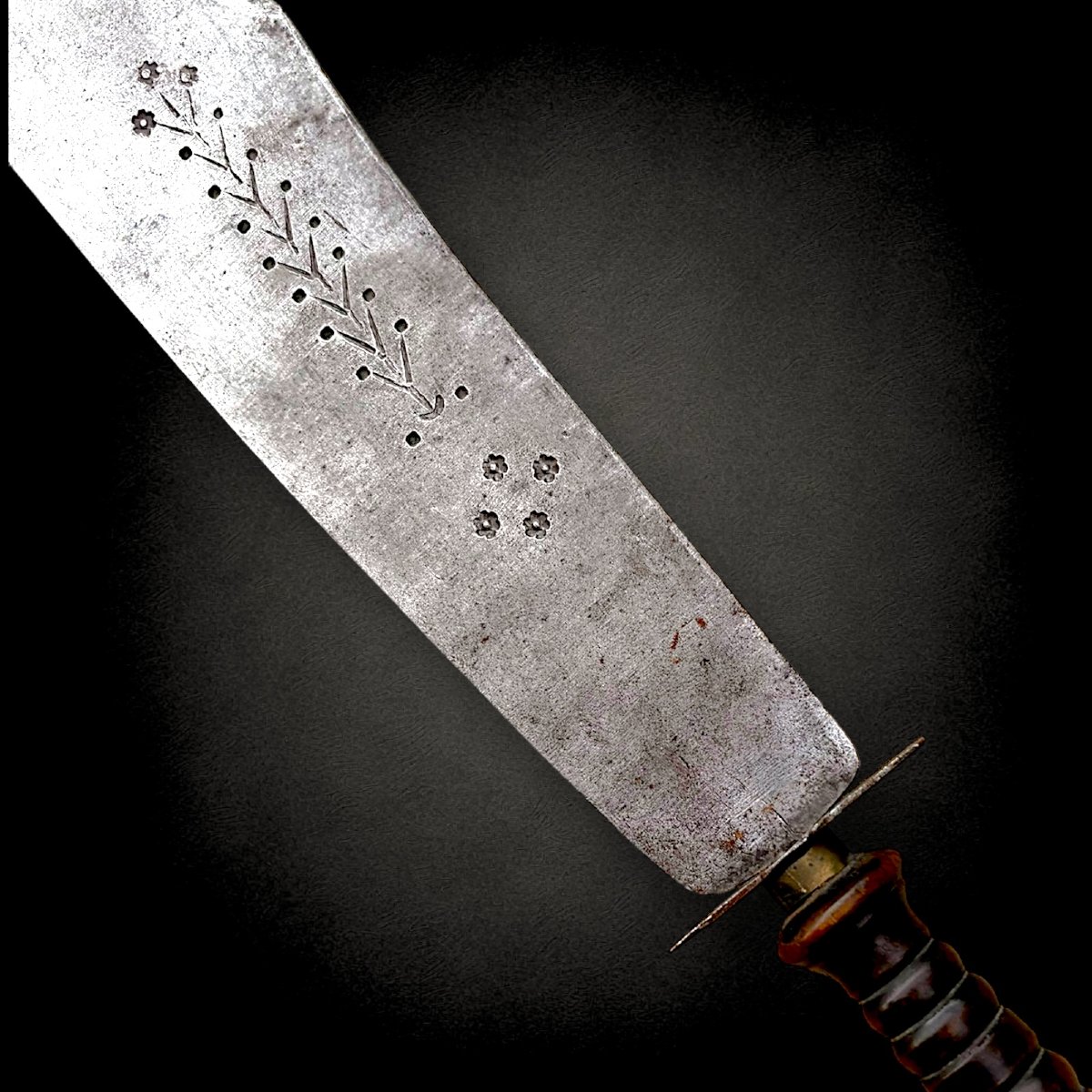 Huge 19th Century Spanish Bowie Knife-photo-3