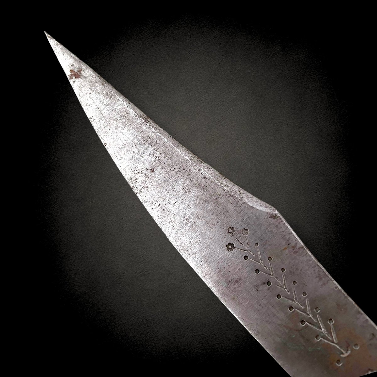 Huge 19th Century Spanish Bowie Knife-photo-5