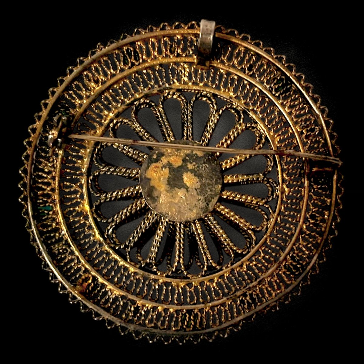 Magnificent, Imposing Brooch-pendant From The Early 20th Century-photo-4