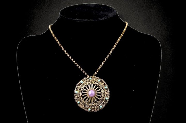 Magnificent, Imposing Brooch-pendant From The Early 20th Century-photo-1