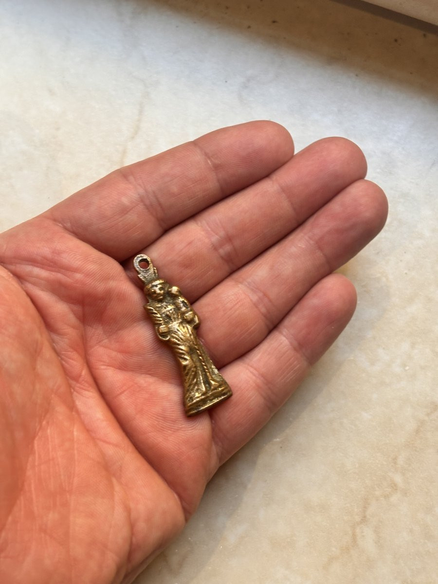 Reliquary Pendant Of Saint Anthony (17th-18th Century)-photo-3