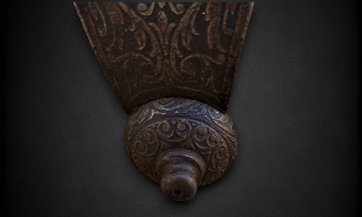 Dague Main Gauche Espagnole de Tolède du XIXe siècle-photo-6