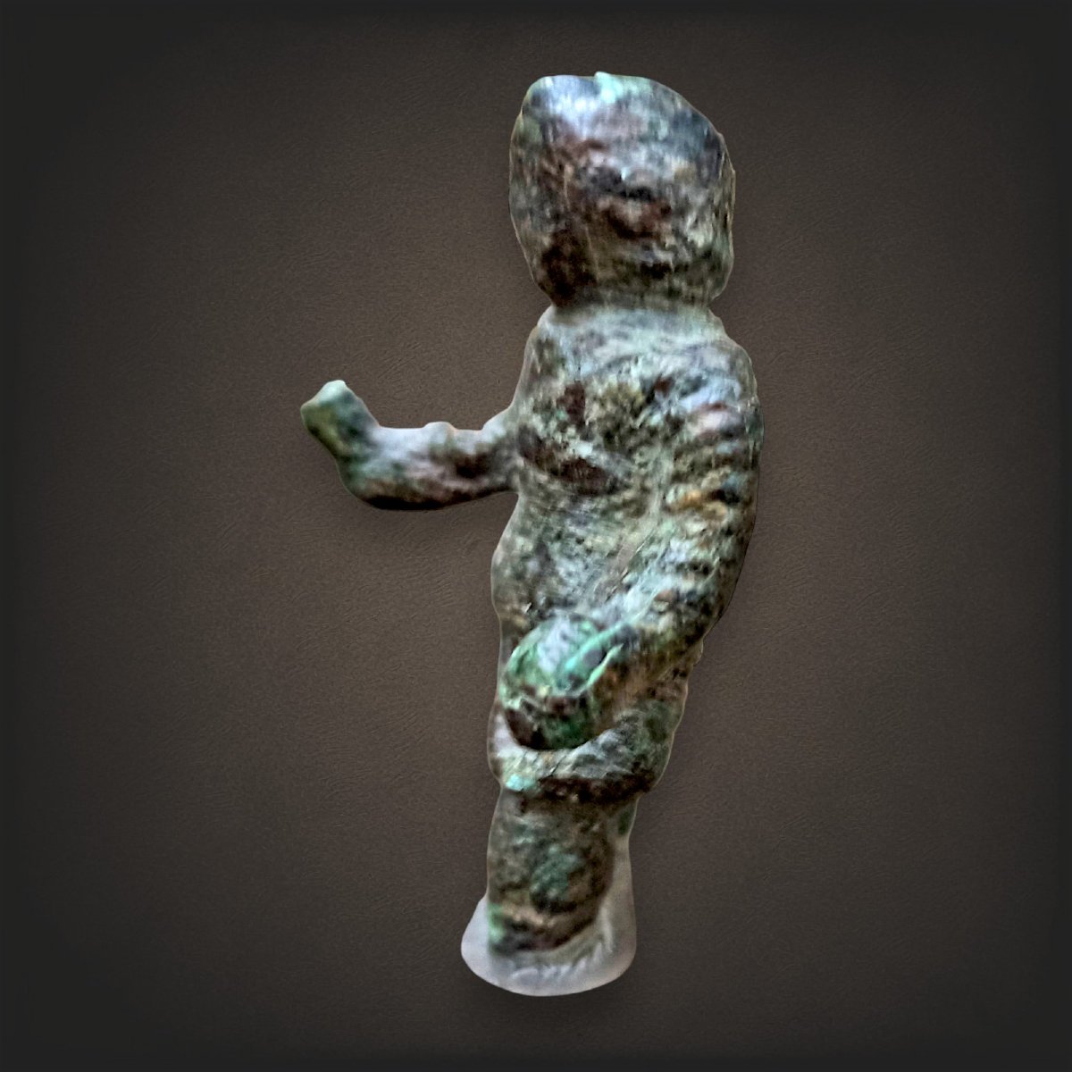 Figurine Romaine en bronze Gladiateur / Légionnaire.-photo-4