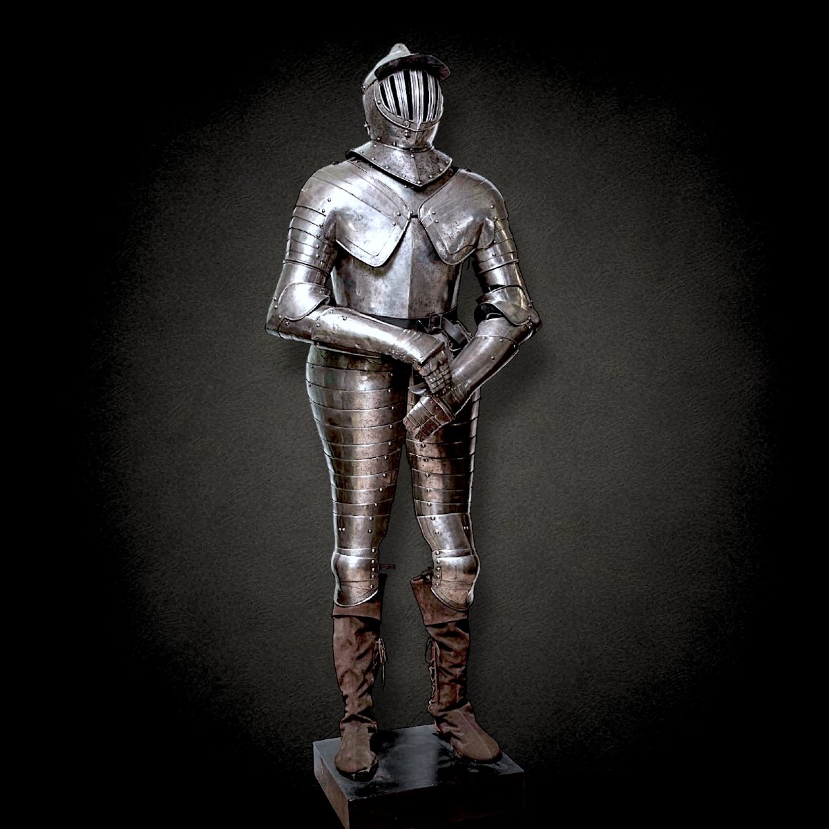 Armure de cuirassier Lombard Italien du XVIIe siècle-photo-2
