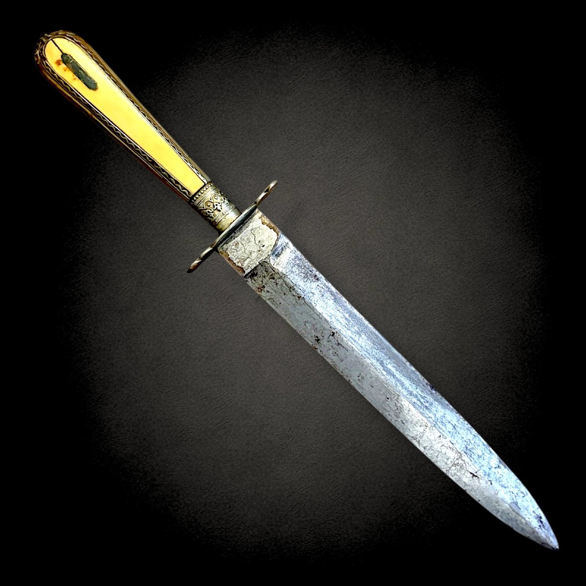 Couteau Bowie/Dague Charles Ibbotson du XIXe siècle-photo-1