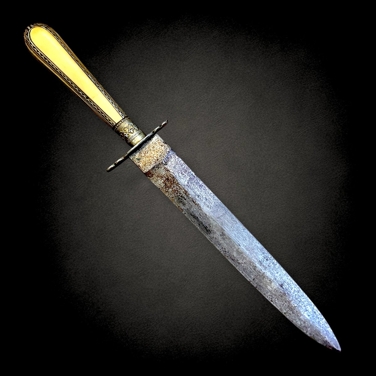 Couteau Bowie/Dague Charles Ibbotson du XIXe siècle-photo-3