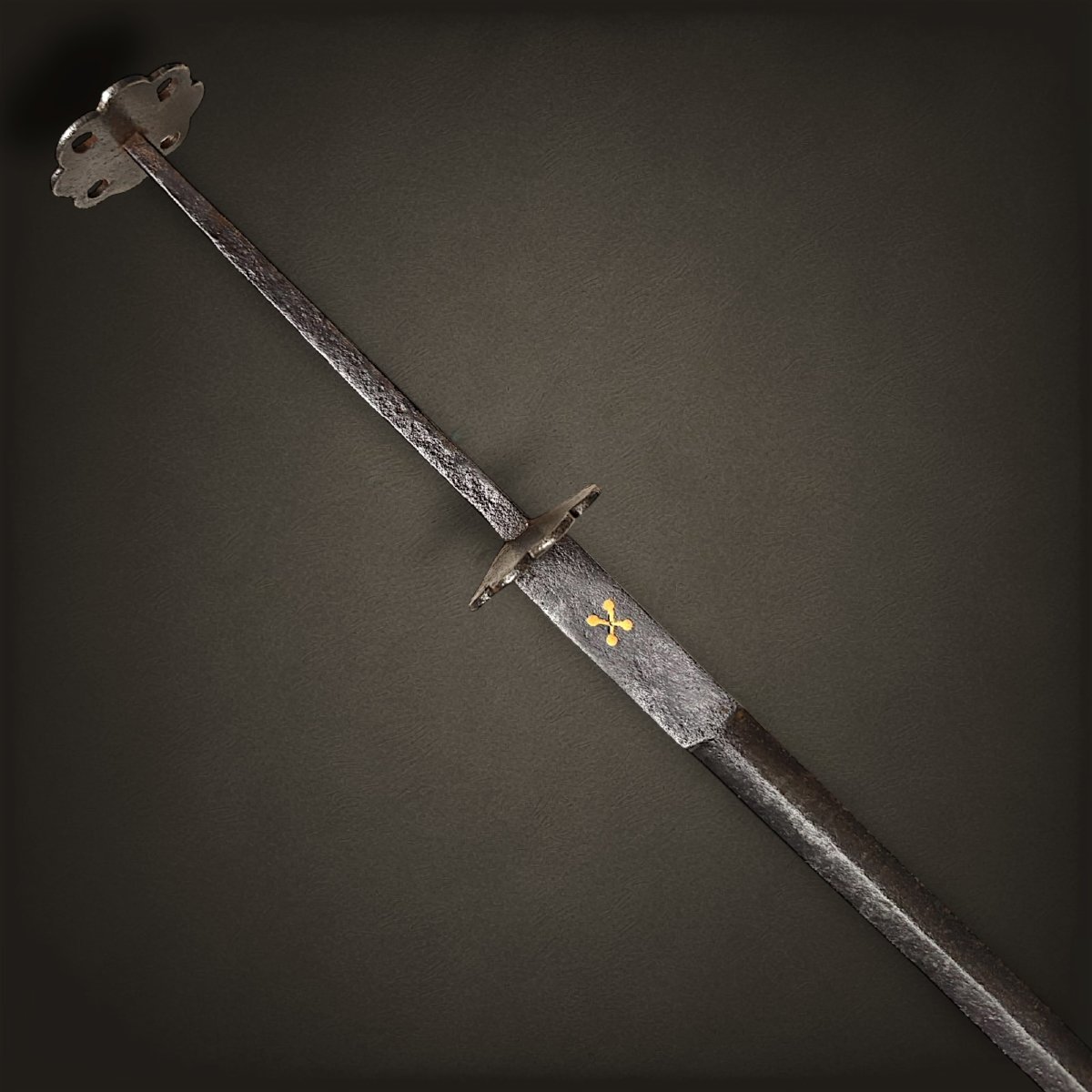 14th Century Rondel Dagger-photo-6