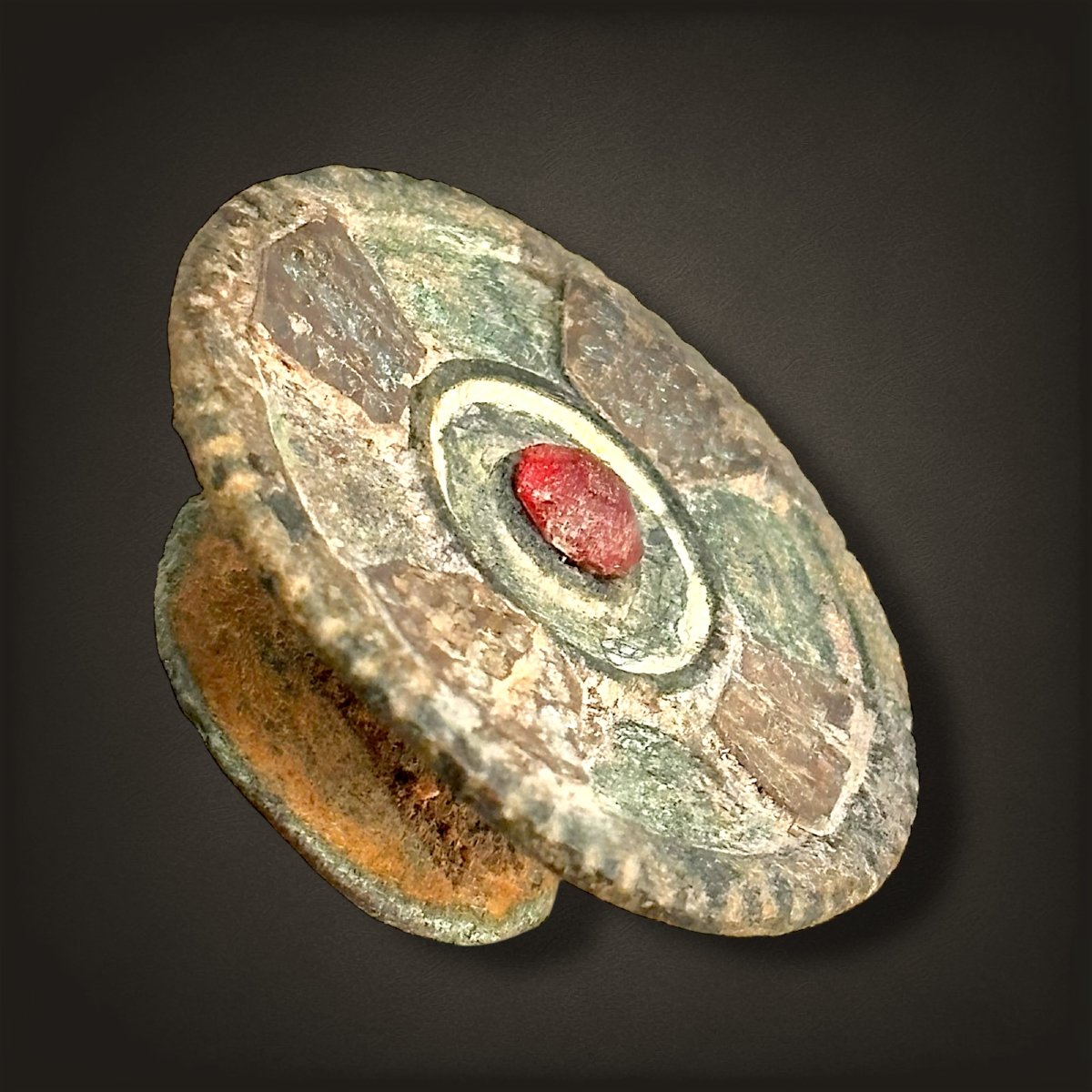 Bronze Roman Button-photo-3