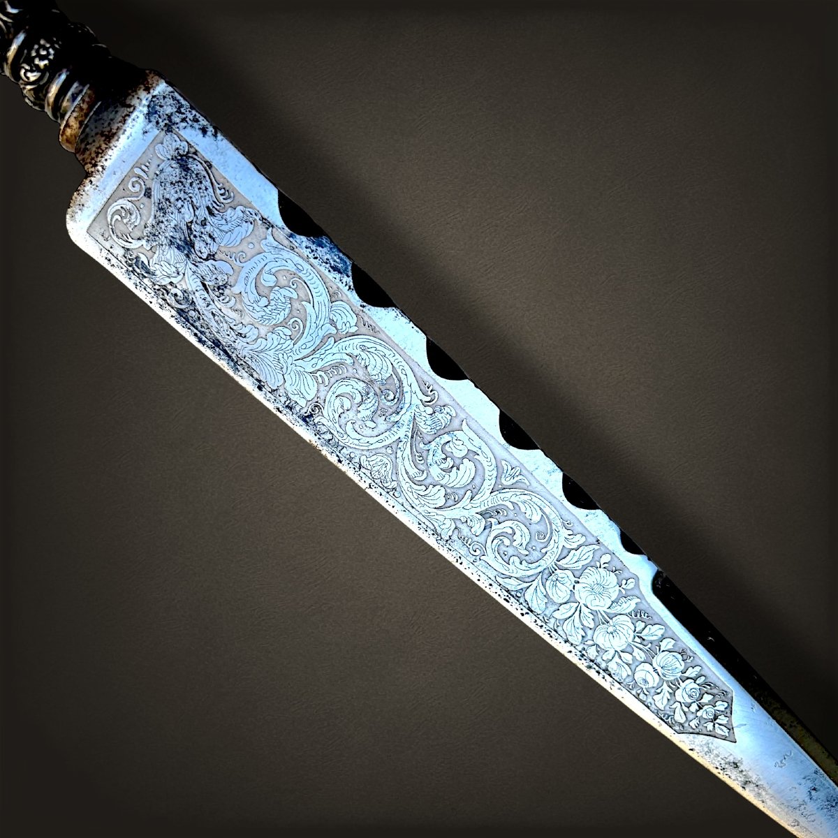 19th-century Silver Dagger-photo-3